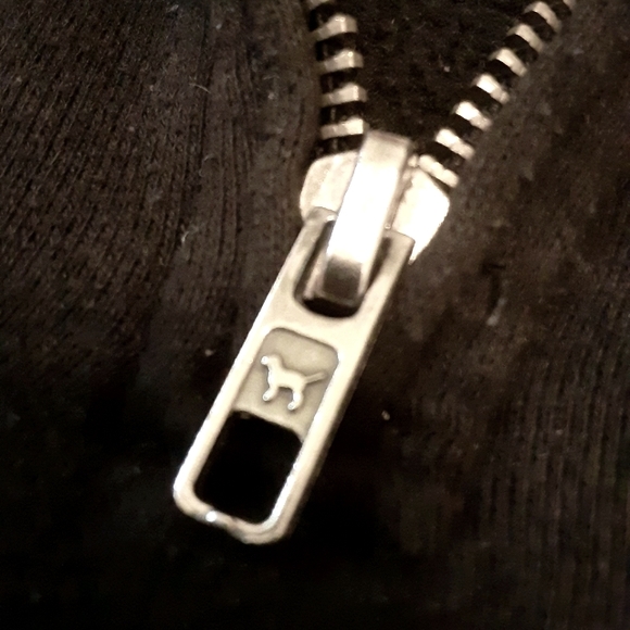 Victoria's Secret "Kangaroo Pocket" PINK Sweatshirt with EXTRA- LONG Sleeves - Picture 10 of 16